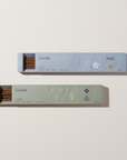 The Grounding Duo: Calm and Rewild incense boxes