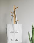 Mindful Tote Bag incense sticks from hellolooshi.