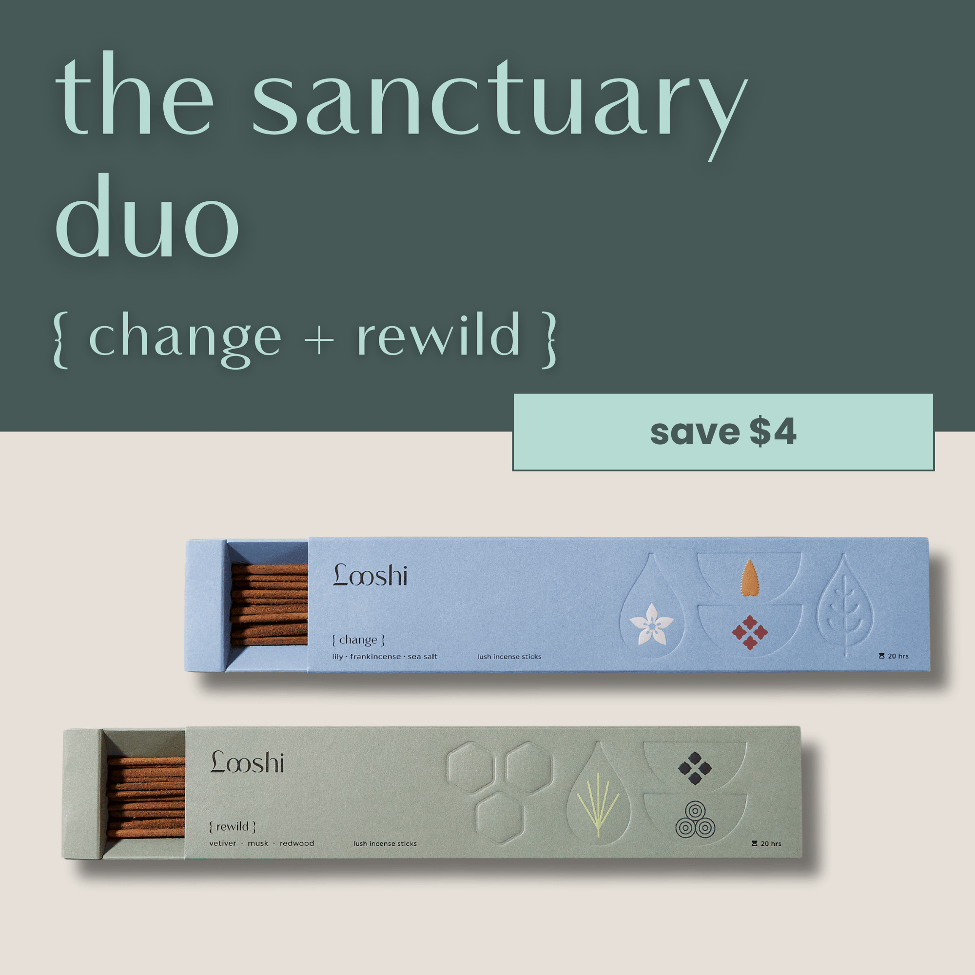 The Sanctuary Duo incense sticks from hellolooshi.
