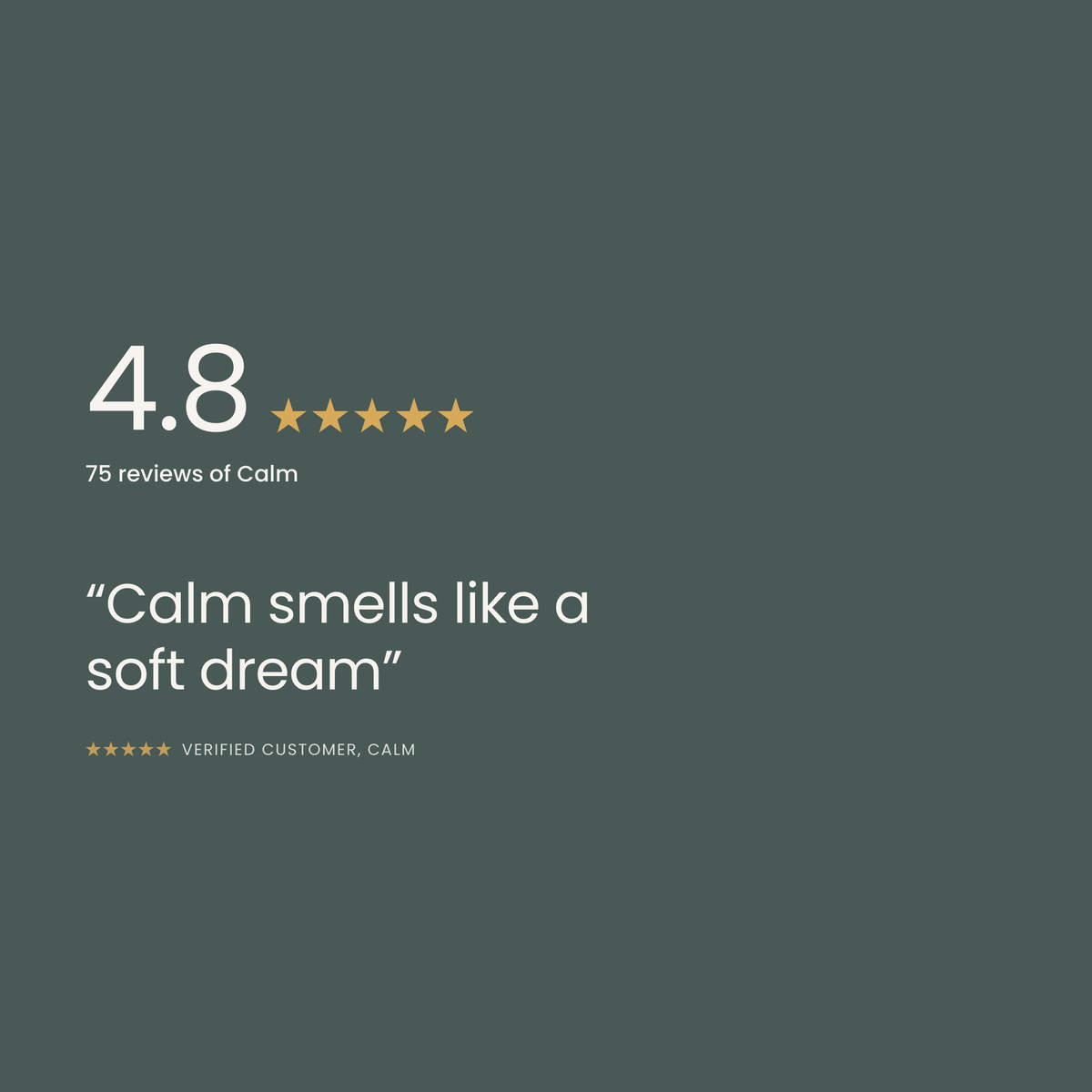 What verified customers say about Calm