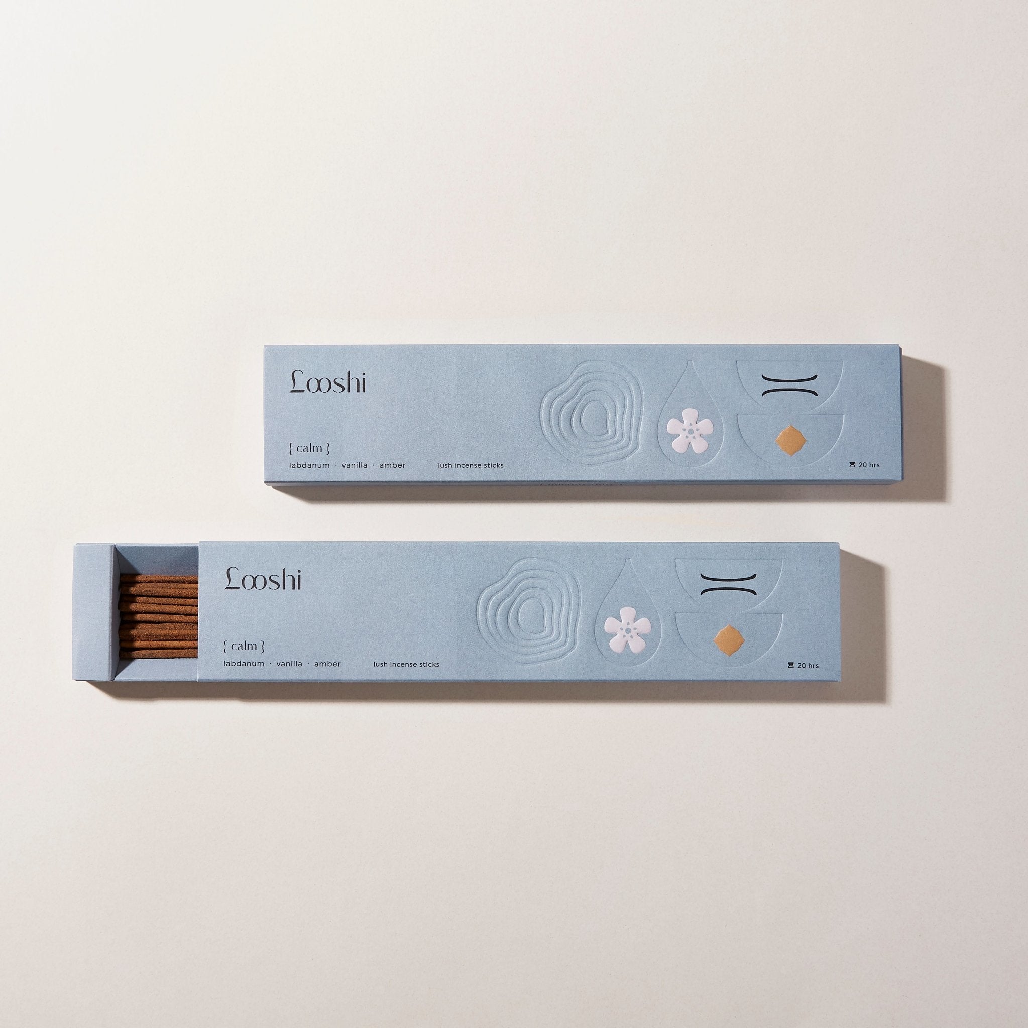 calm incense sticks from hellolooshi.
